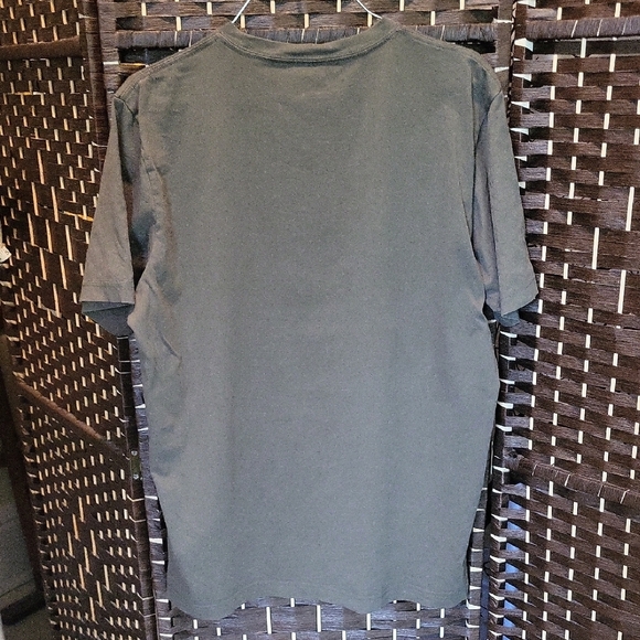 Diesel Gray Short Sleeve Tee with Bold Logo - Picture 3 of 5